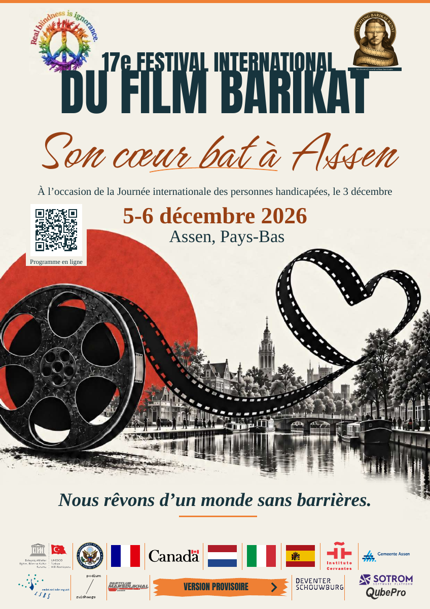 17e Festival international du film Barikat — français. 5-6 décembre 2026. Assen, Pays-Bas. VERSION PROVISOIRE.