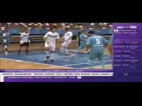 Barikat’s futsal match on Turkish television